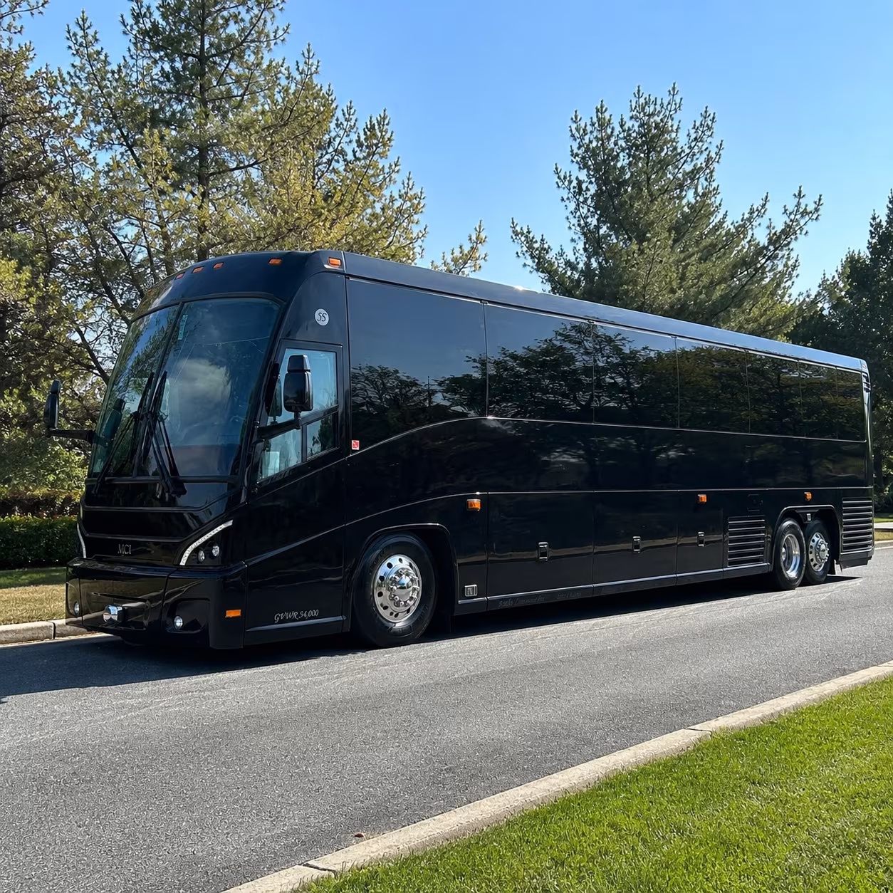 airport transfer buses for corporate teams flying through lambert stl