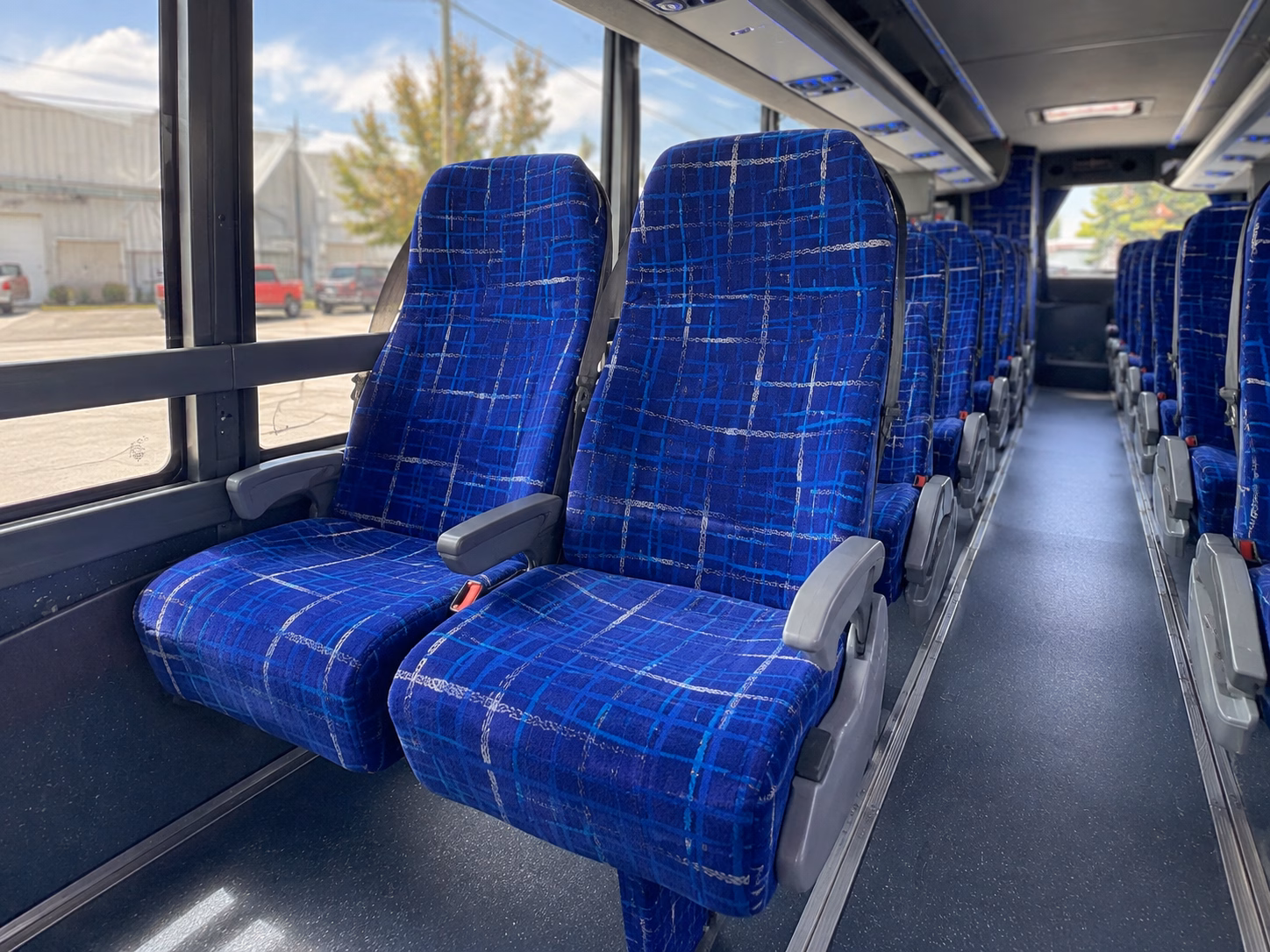 ofallon charter bus rental interior