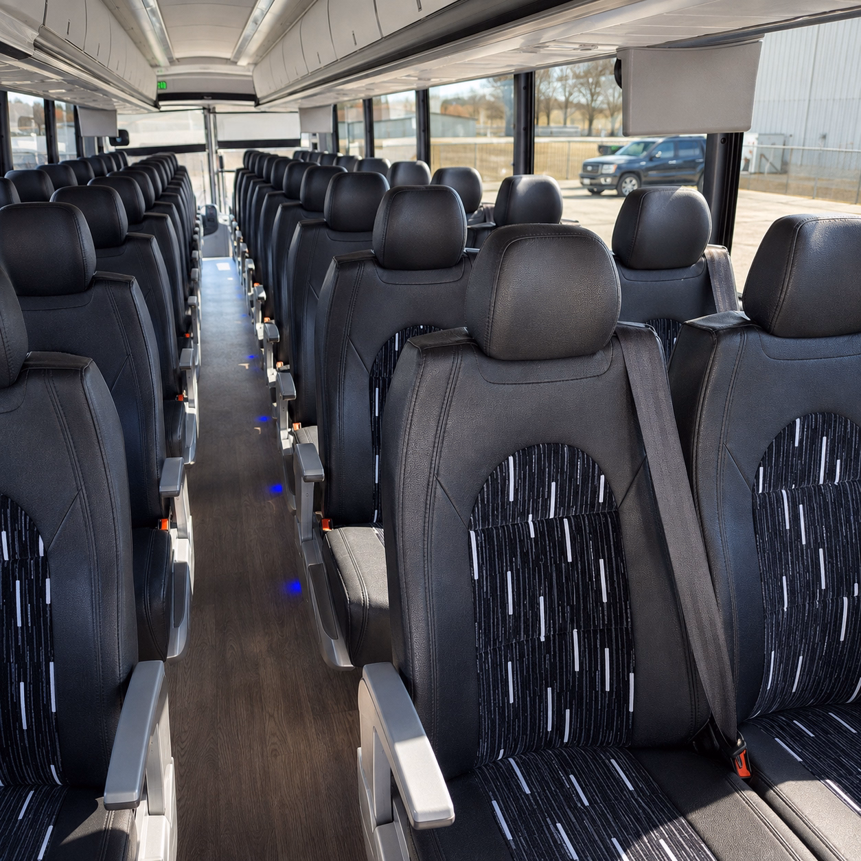 ofallon corporate event transportation onboard seating
